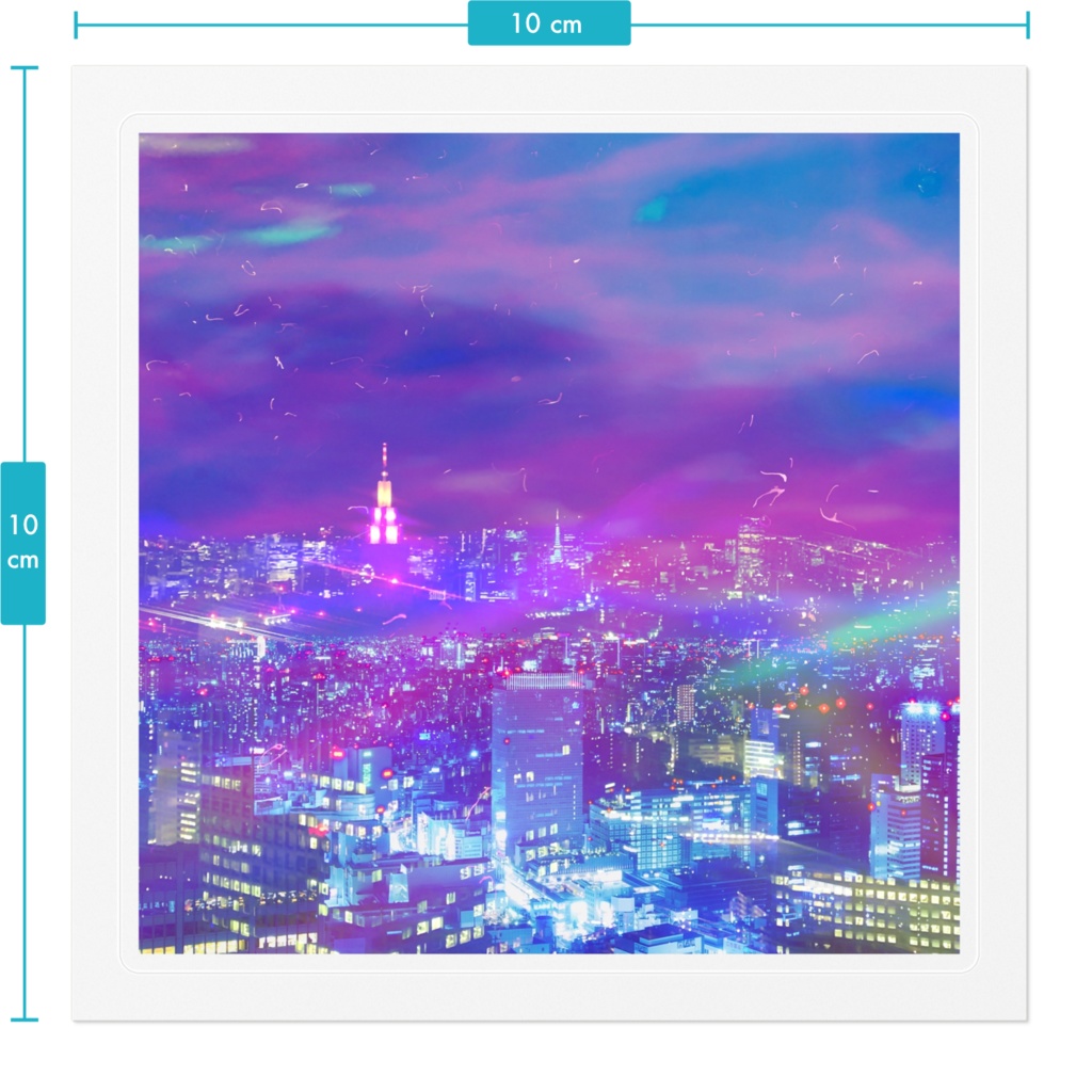 スクエアステッカー