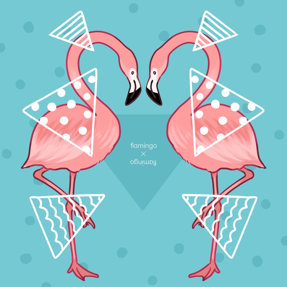 【Tシャツ】フラミンゴ
