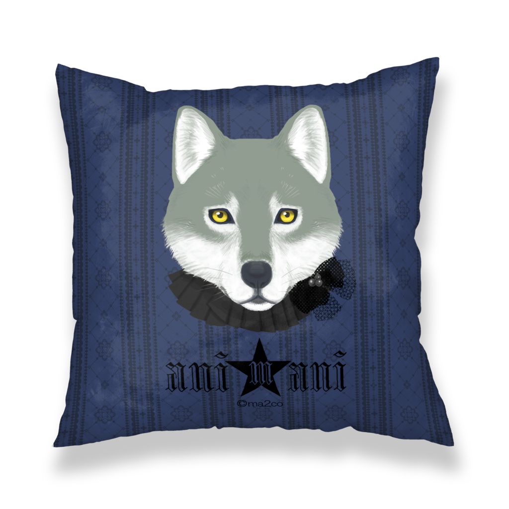 ani★mani　クッションカバー（狼/狐/馬/羊）