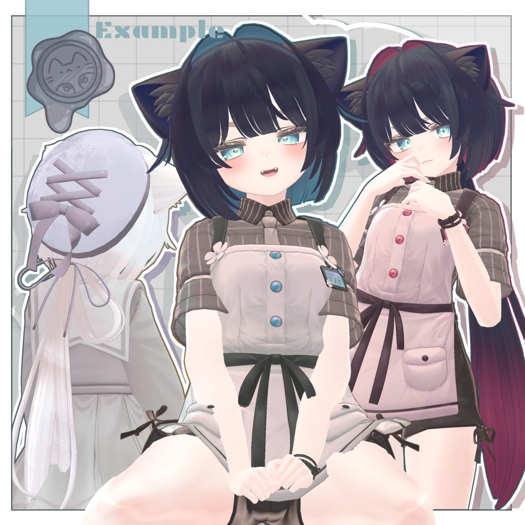 アイドルボブ【3Dヘアモデル】