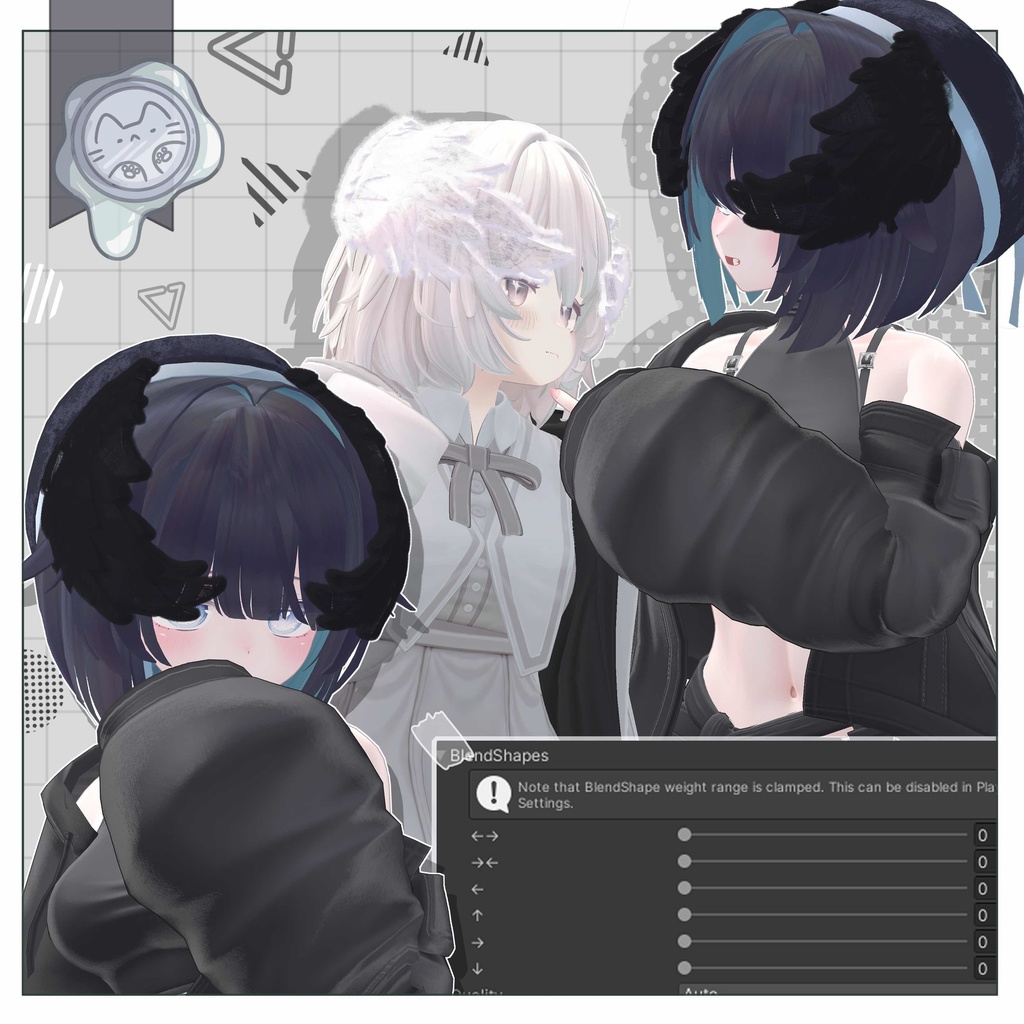 Plume Sky (頭翼) 【VRC想定】