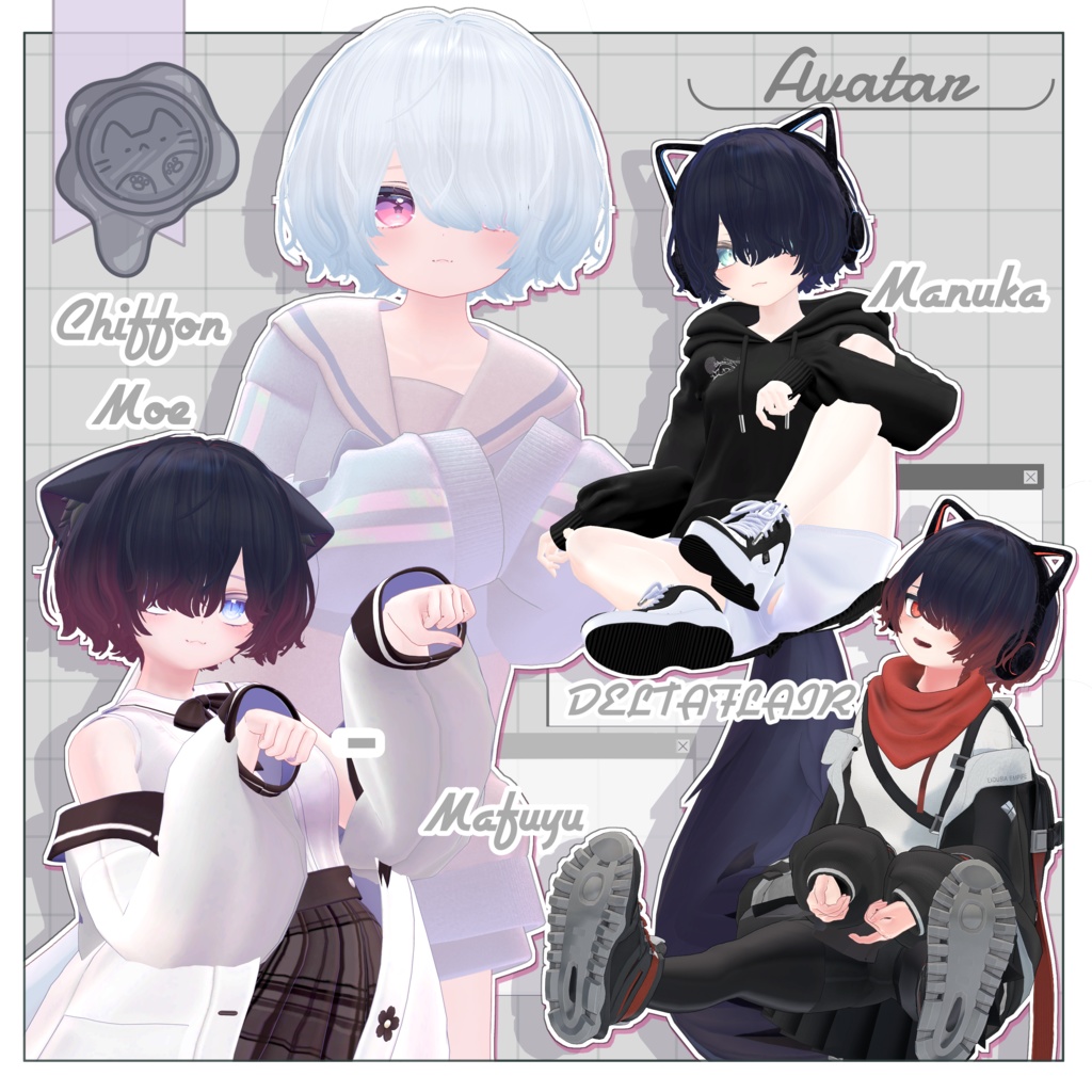 Persian Wavy【3Dヘアモデル】