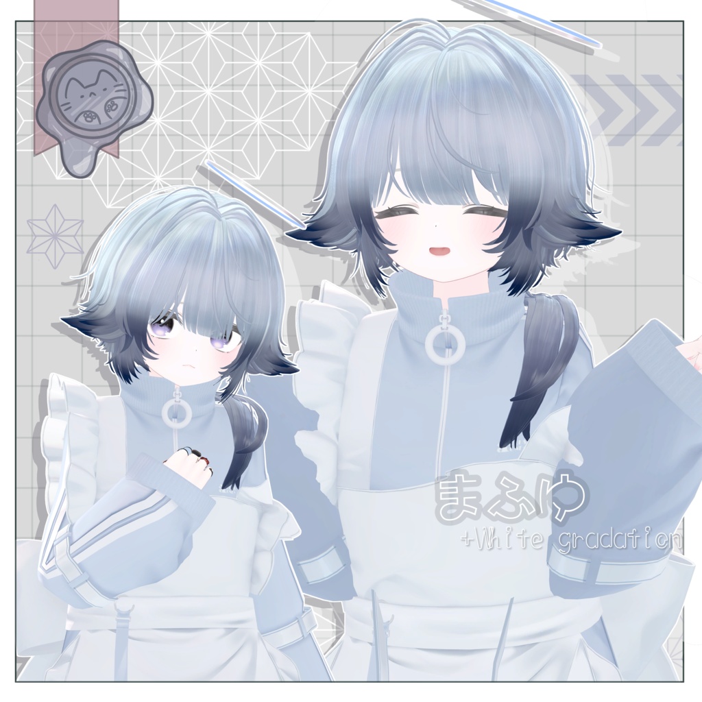 セキレイヘアー 【3Dヘアモデル】