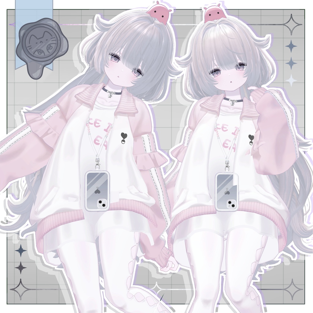 めんだこヘア【3Dヘアモデル】