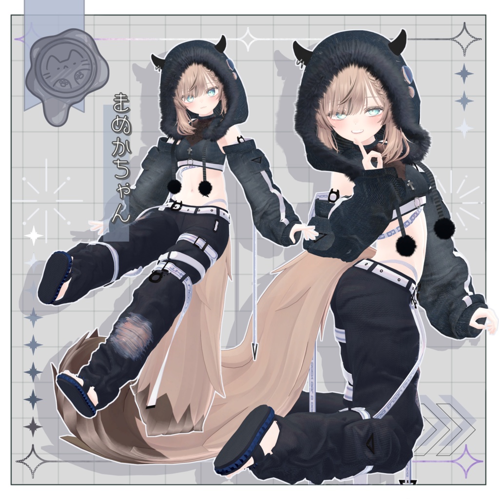 あくまちゃん【3D衣装】