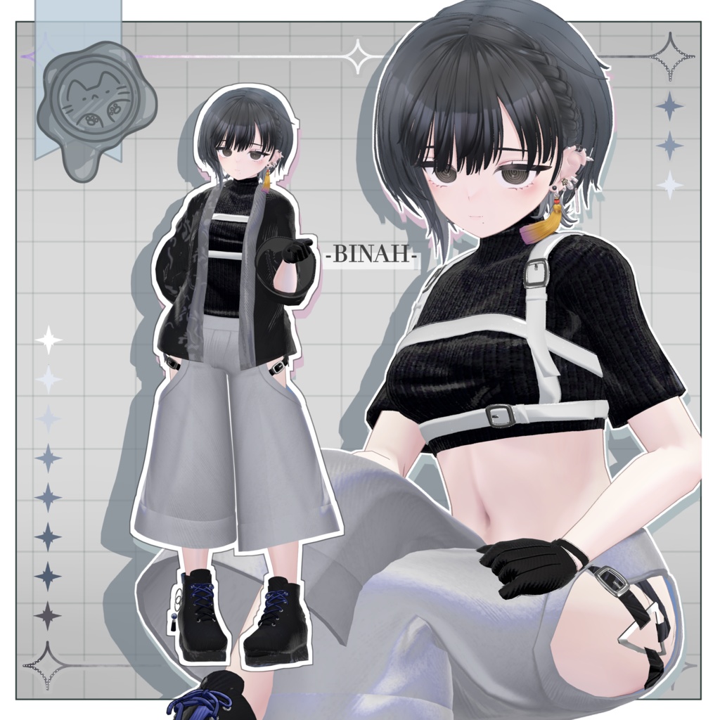 鴉織 -karasuori-【3D衣装】