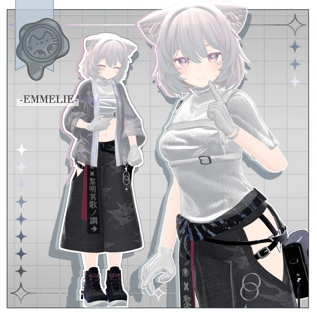 鴉織 -karasuori-【3D衣装】