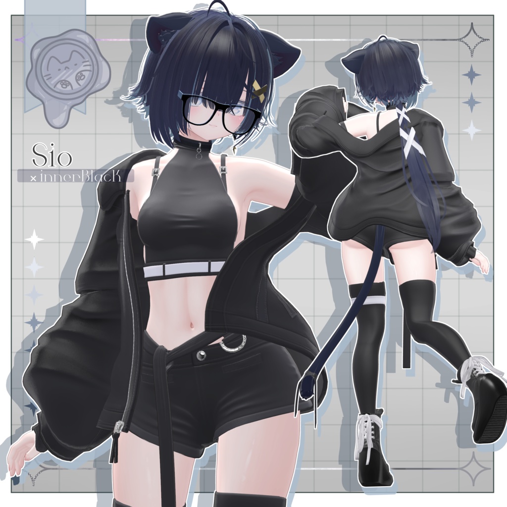 Crxxcode【3Dヘアモデル】