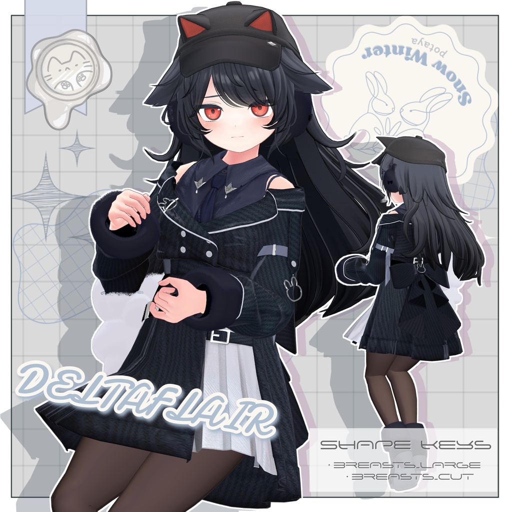 【3D衣装】Lapine Miel -ラピーヌミエル- 12アバター対応