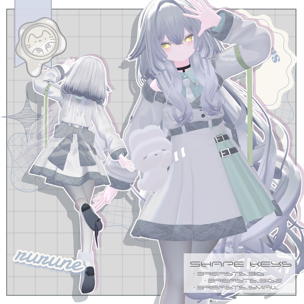 【3D衣装】Lapine Miel -ラピーヌミエル- 12アバター対応