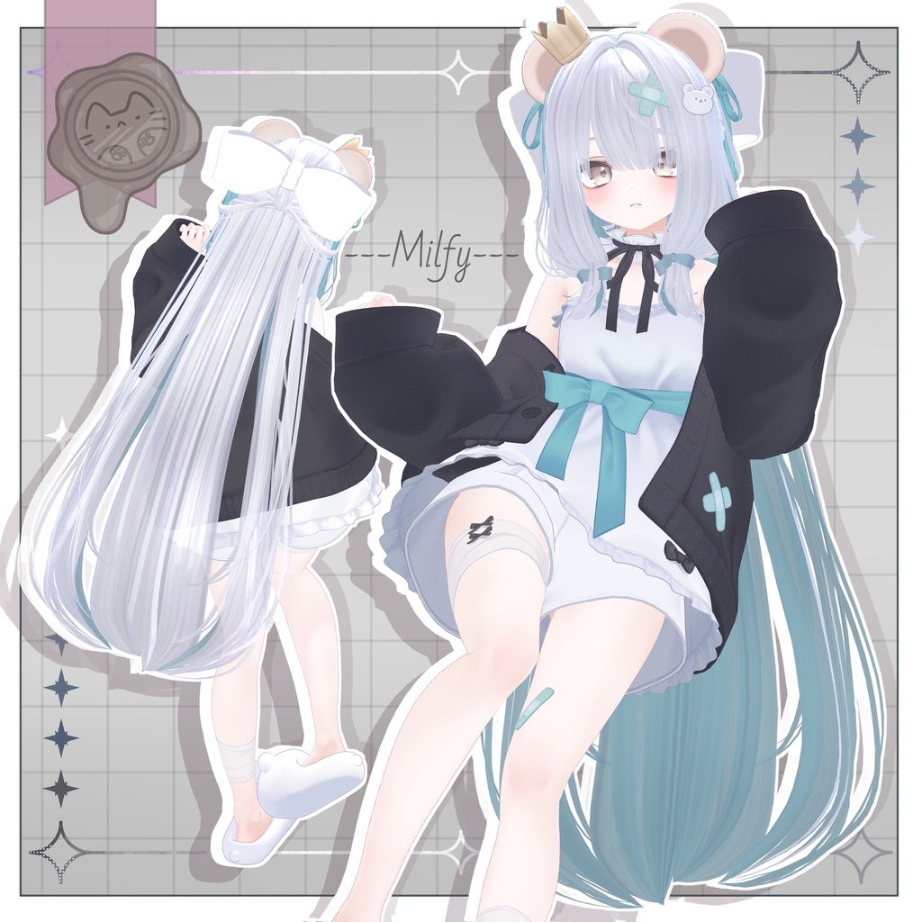 Lady Amelia【3Dヘアモデル】