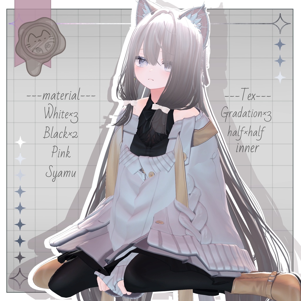 Lady Amelia【3Dヘアモデル】