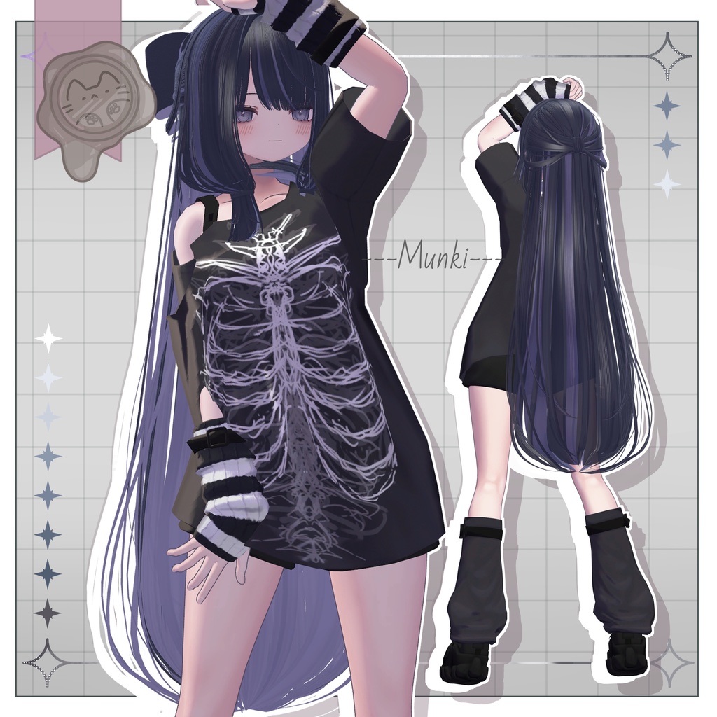 Lady Amelia【3Dヘアモデル】