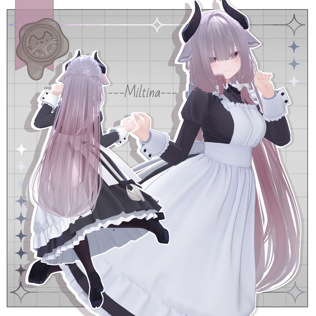 Lady Amelia【3Dヘアモデル】