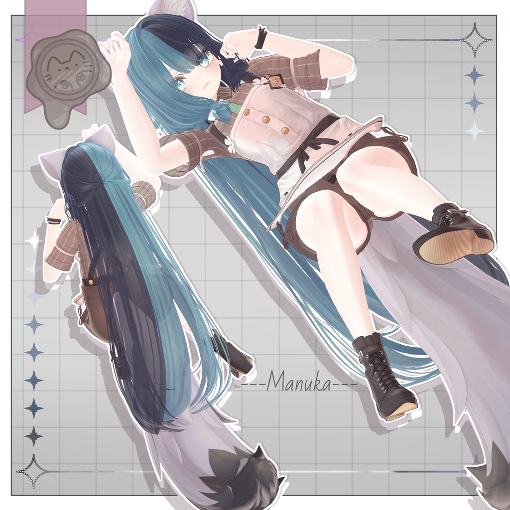 Lady Amelia【3Dヘアモデル】