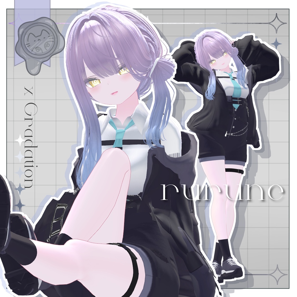 無造作ノーブル【3Dヘアモデル】