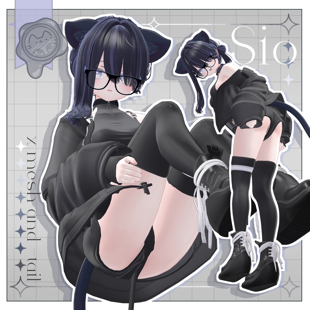 無造作ノーブル【3Dヘアモデル】