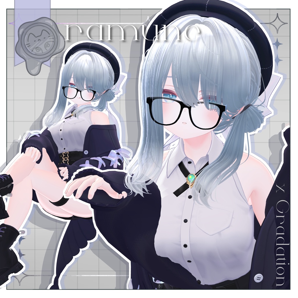 無造作ノーブル【3Dヘアモデル】