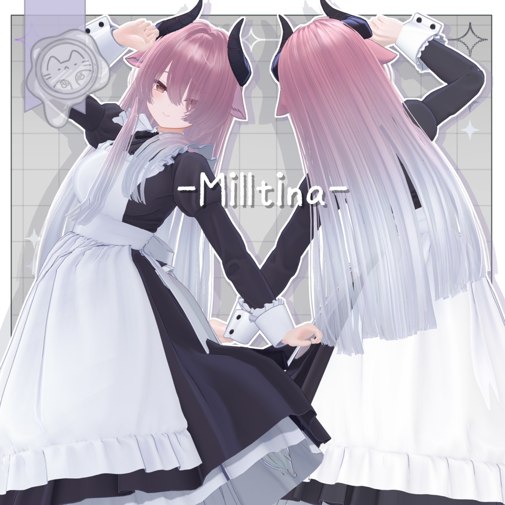 清楚ひめカット【3Dヘアモデル】