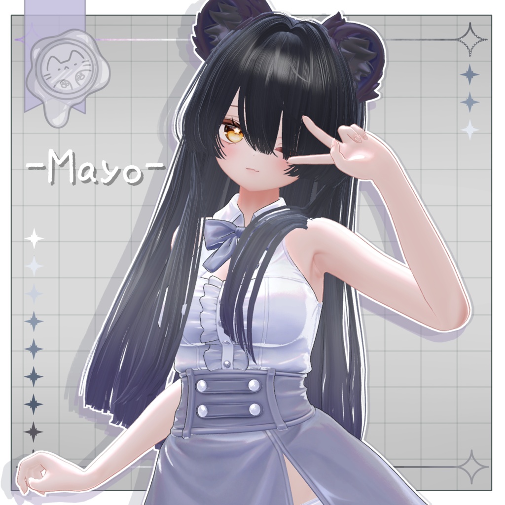 清楚ひめカット【3Dヘアモデル】