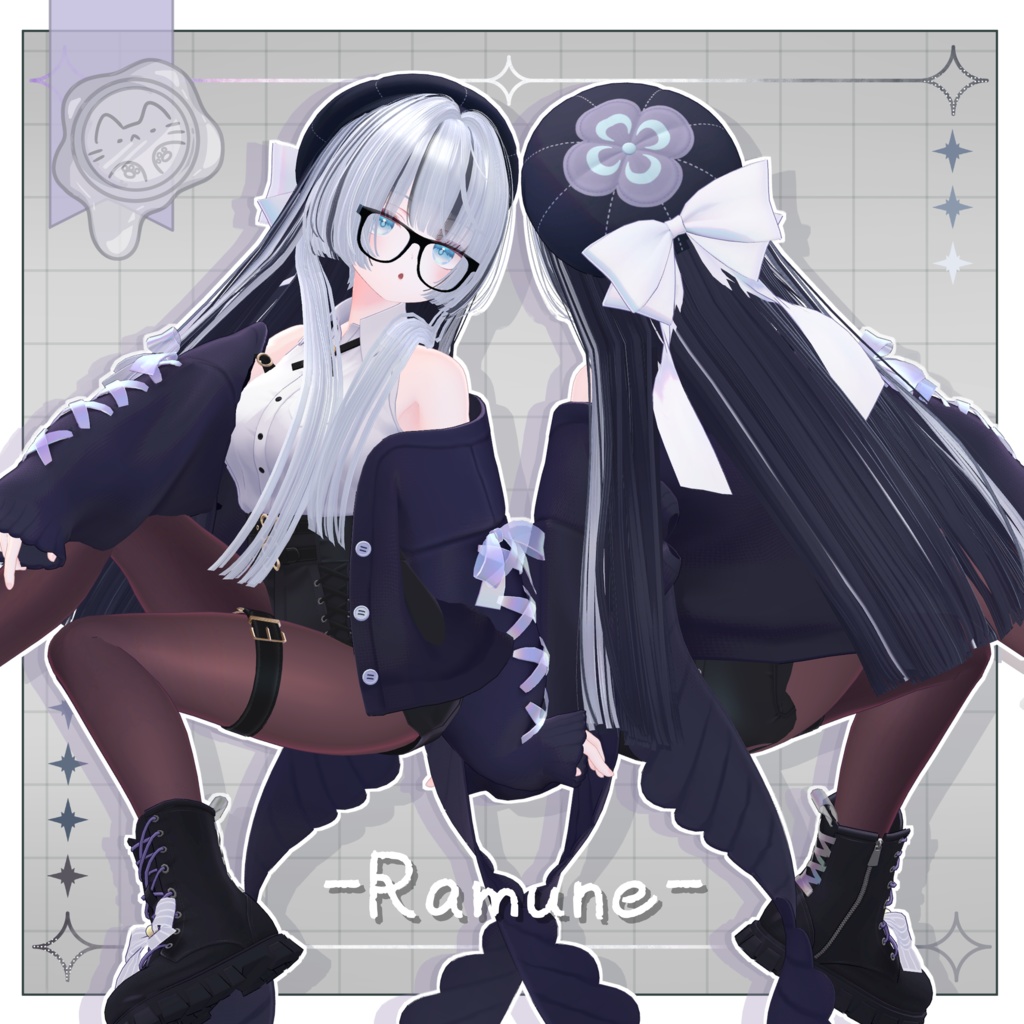 清楚ひめカット【3Dヘアモデル】