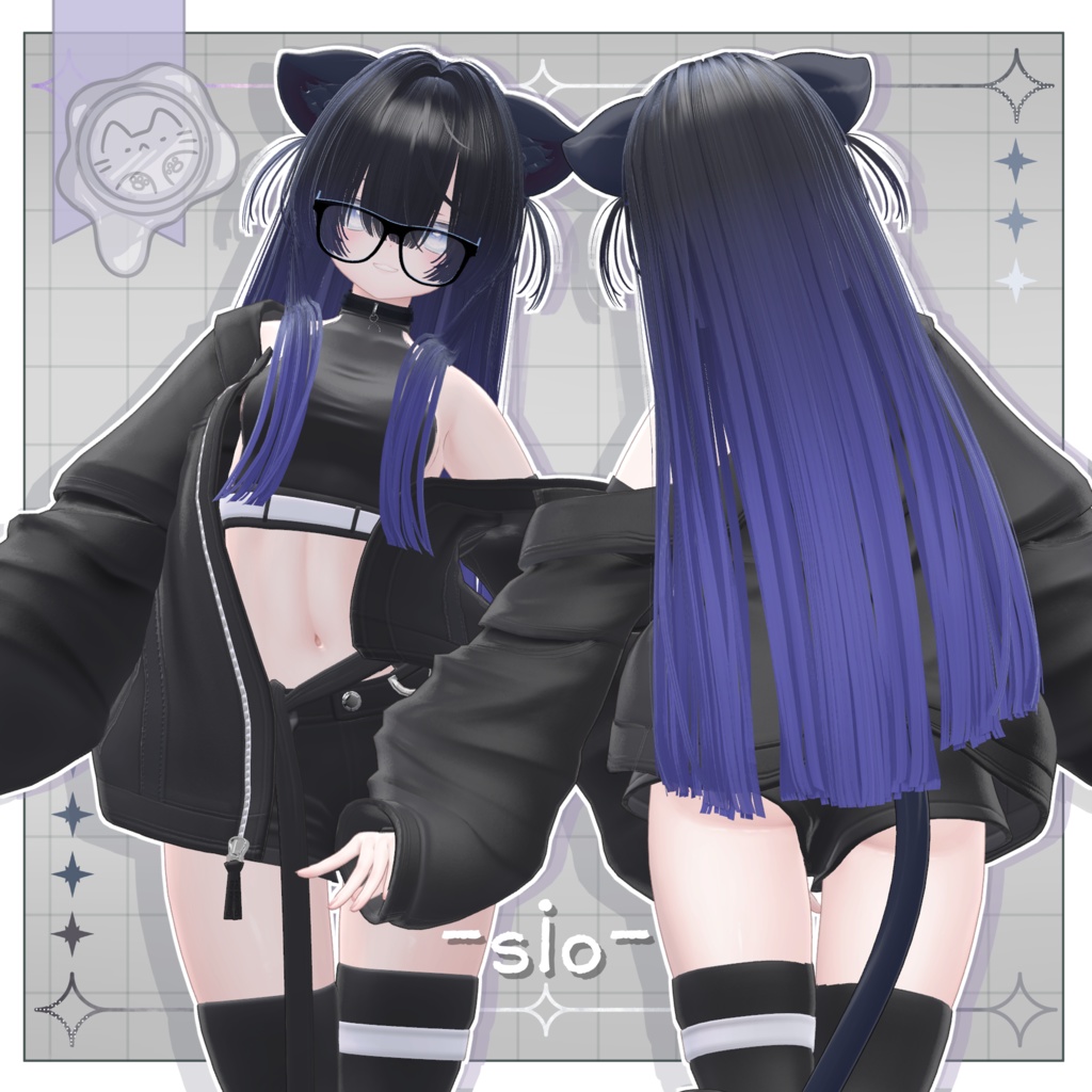 清楚ひめカット【3Dヘアモデル】