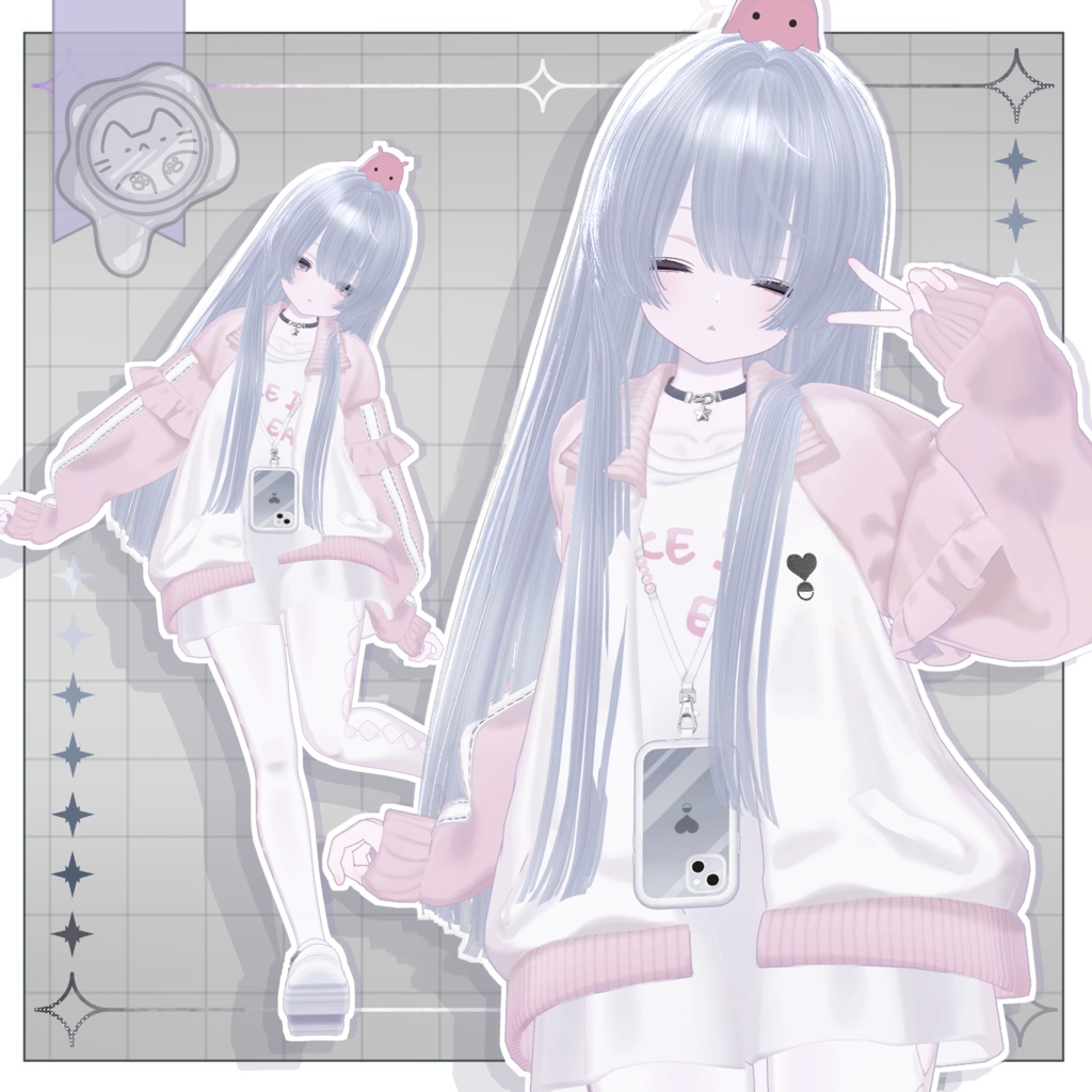清楚ひめカット【3Dヘアモデル】