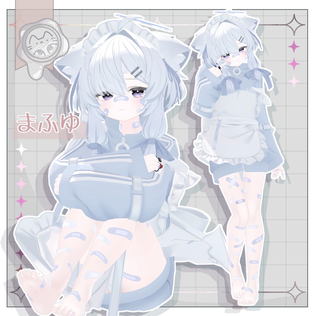 キズダラケ -絆創膏-【3D小物】