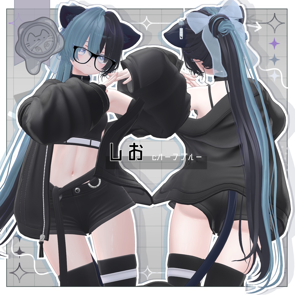 ギミック付!ほどけて結べる おだんごポニーちゃん【3Dヘアモデル】