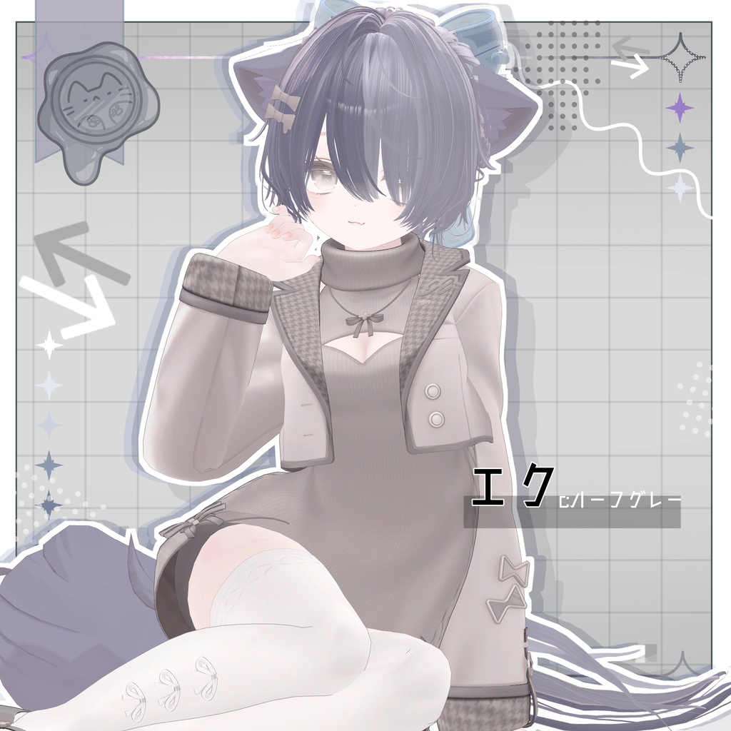 ギミック付!ほどけて結べる おだんごポニーちゃん【3Dヘアモデル】