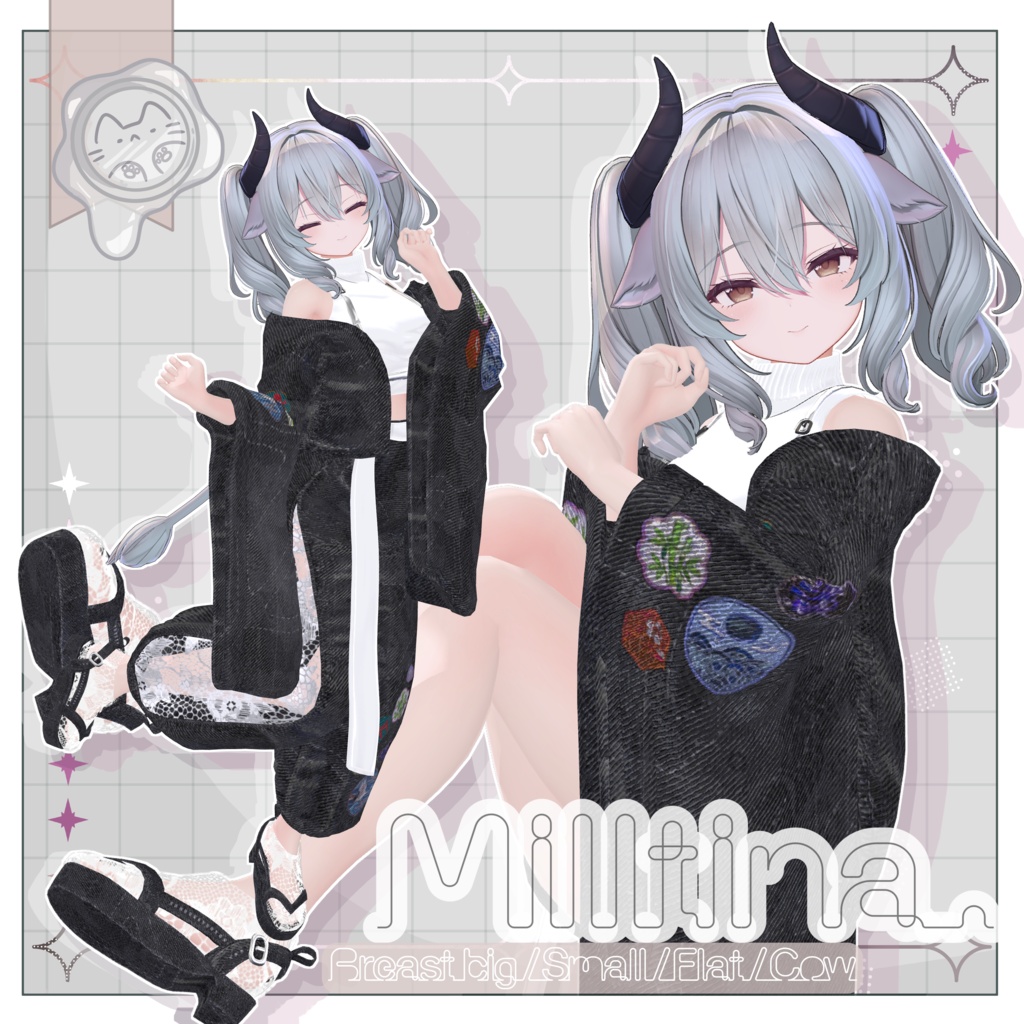 【3D衣装】-YURAGI- 16アバター対応