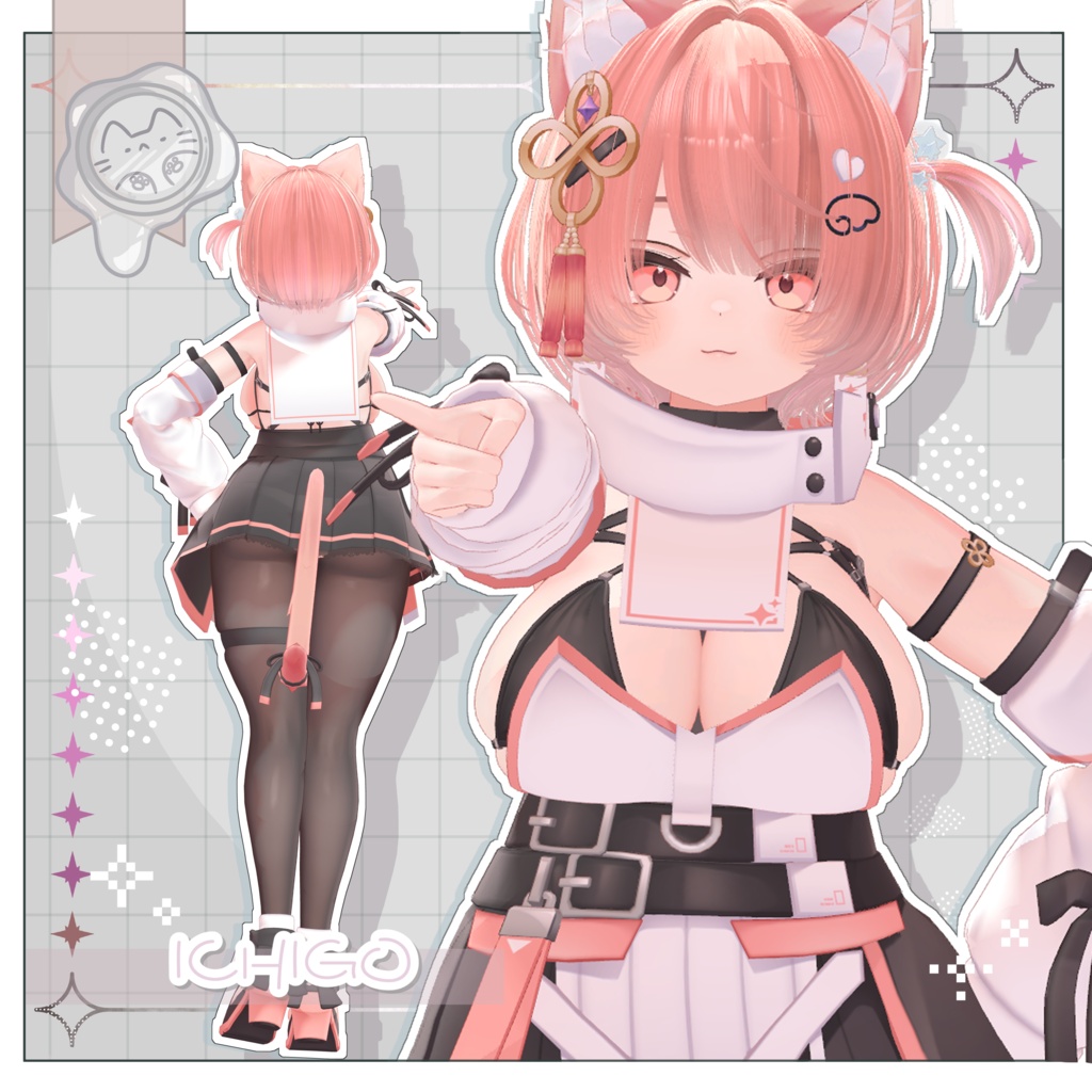 のんびりヘア【3Dヘアモデル】