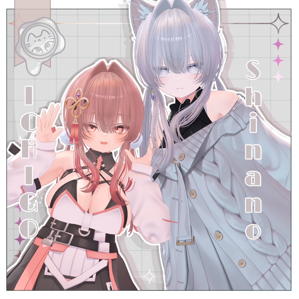 秋雪ツイン【3Dヘアモデル】