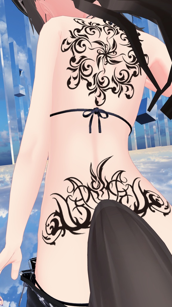 【VRC】狐デカール【ExTail】