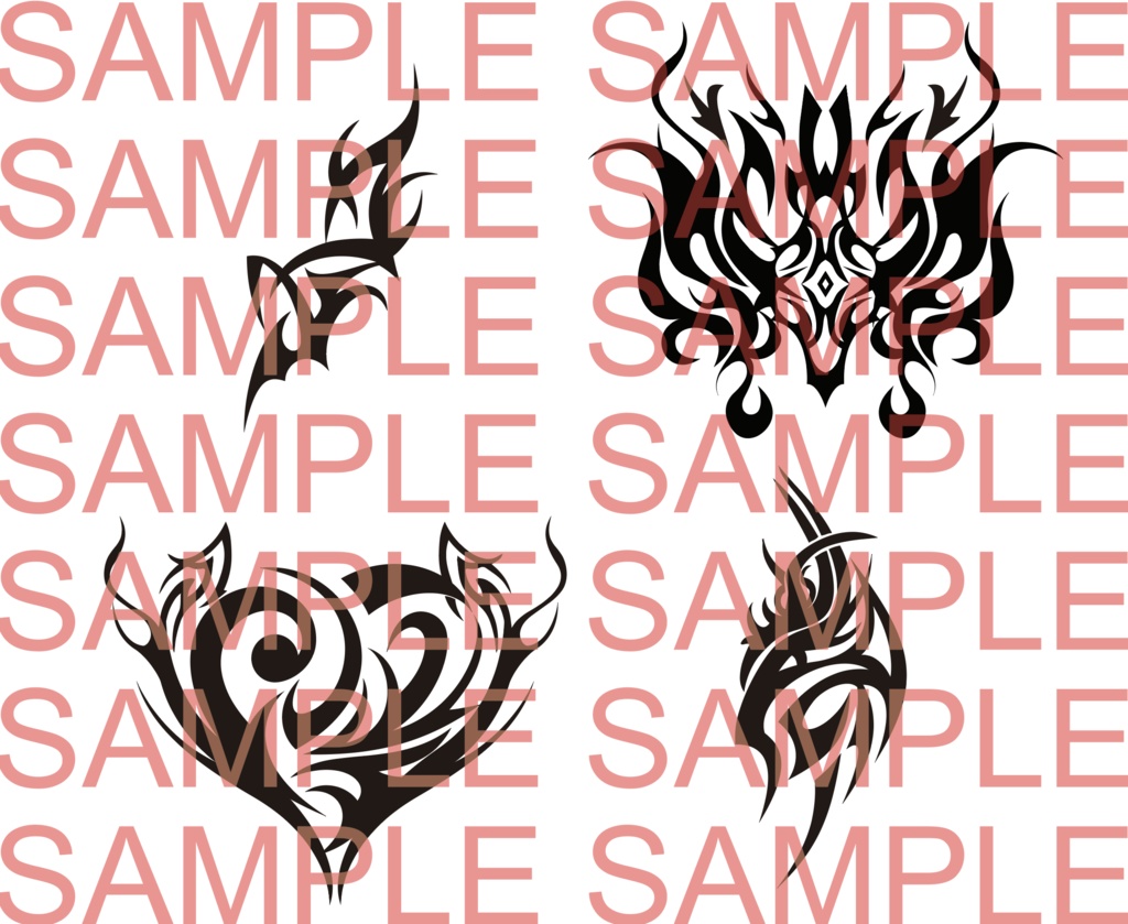 【VRC】火焔デカール【Blaze】