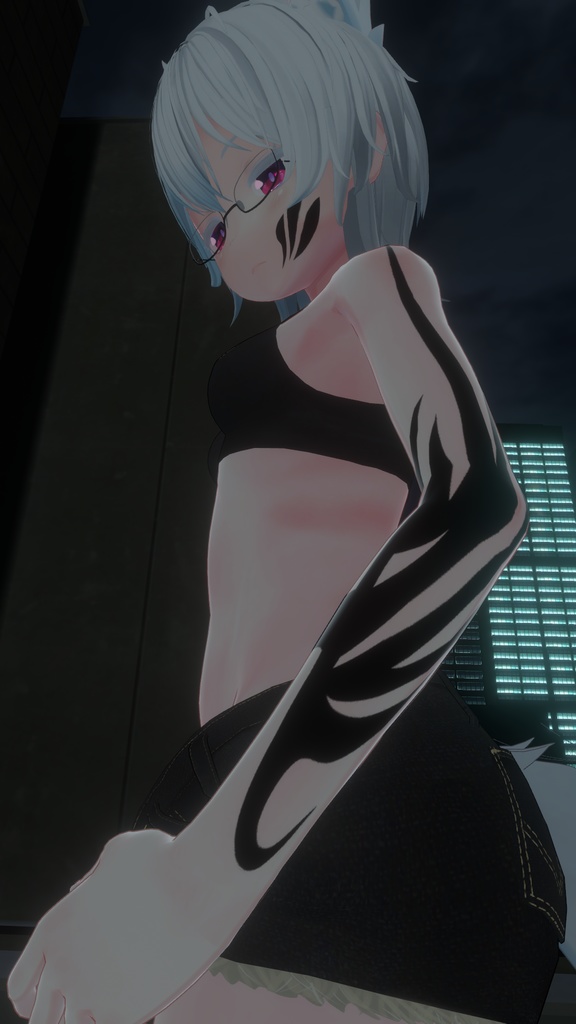 【VRC】狼デカール【Wolf】