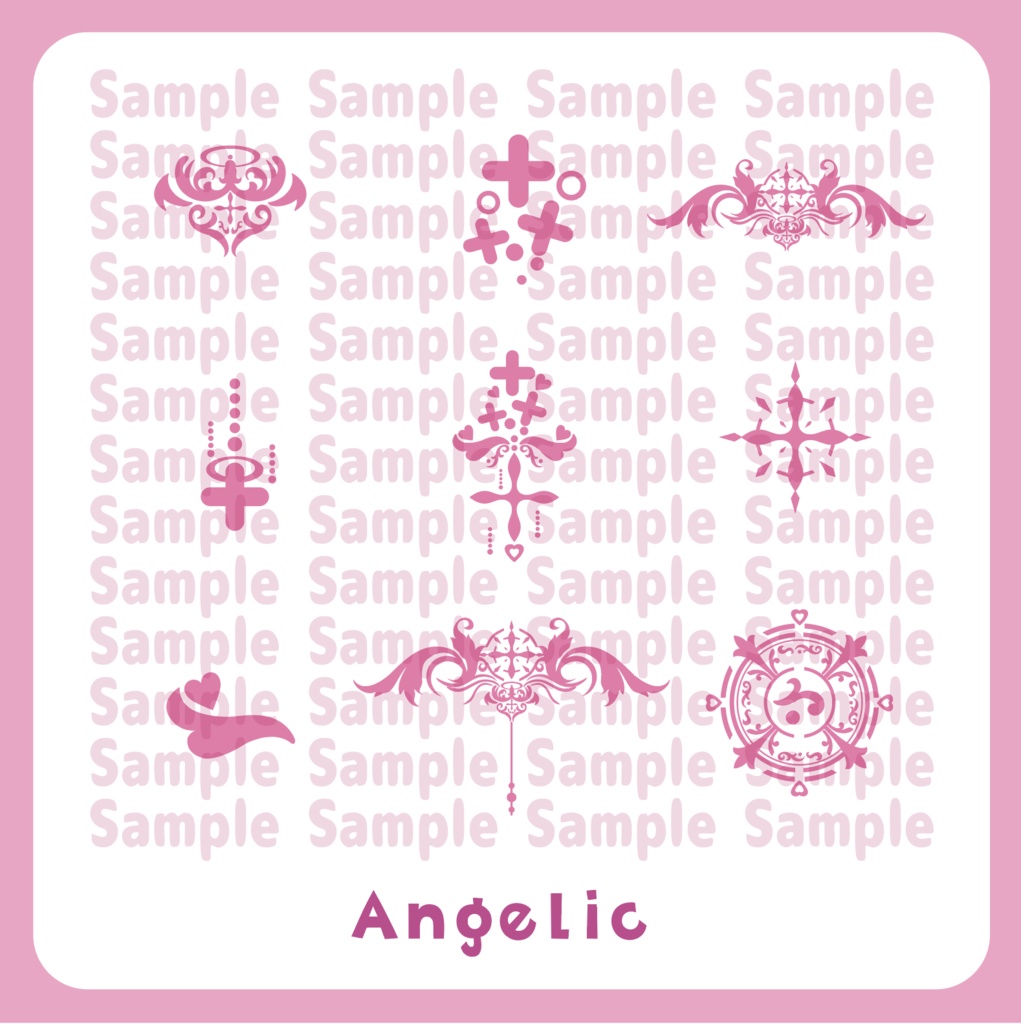 【VRC】天使デカール【Angelic】