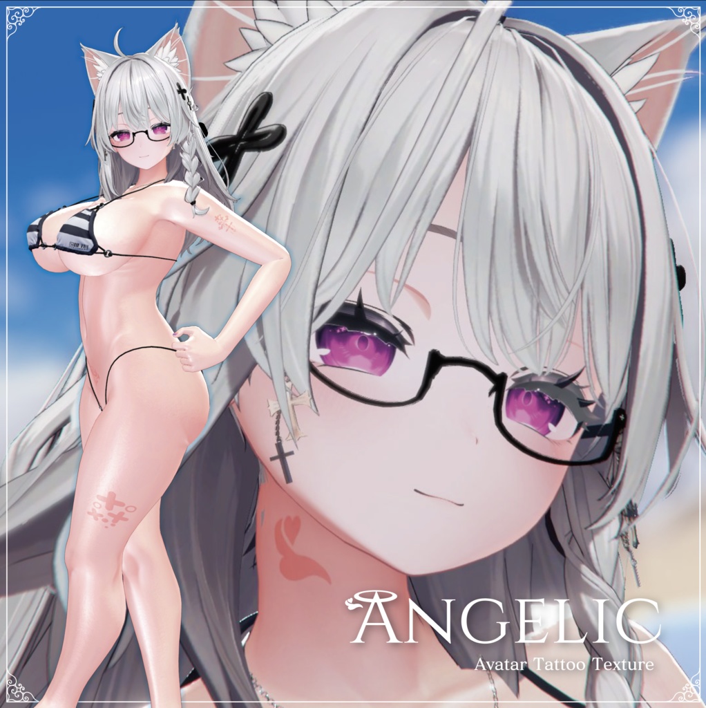 【VRC】天使デカール【Angelic】