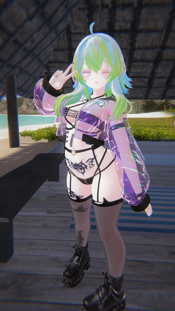 【VRC】鮫デカール【Shark】