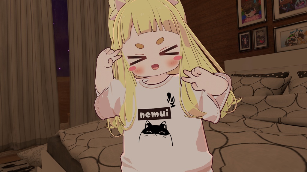 【VRC】まんまるデカール【animal】