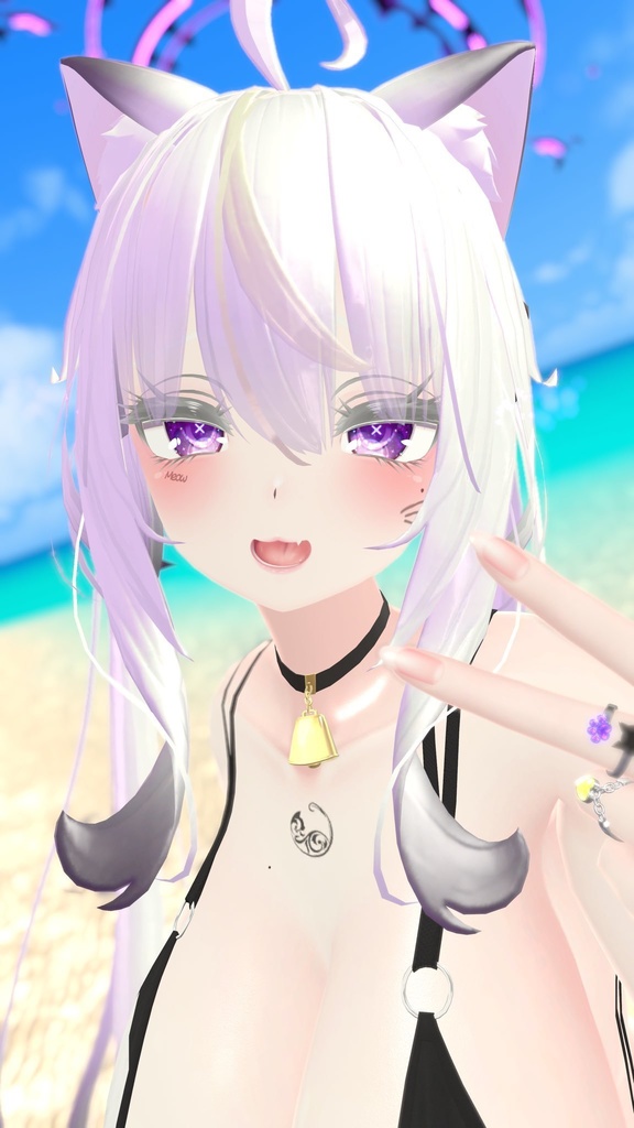 【VRC】猫デカール【Sunbathing】