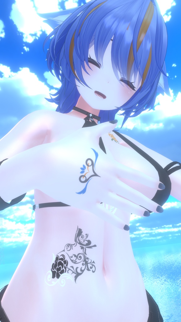 【VRC】花鳥デカール【Cage】