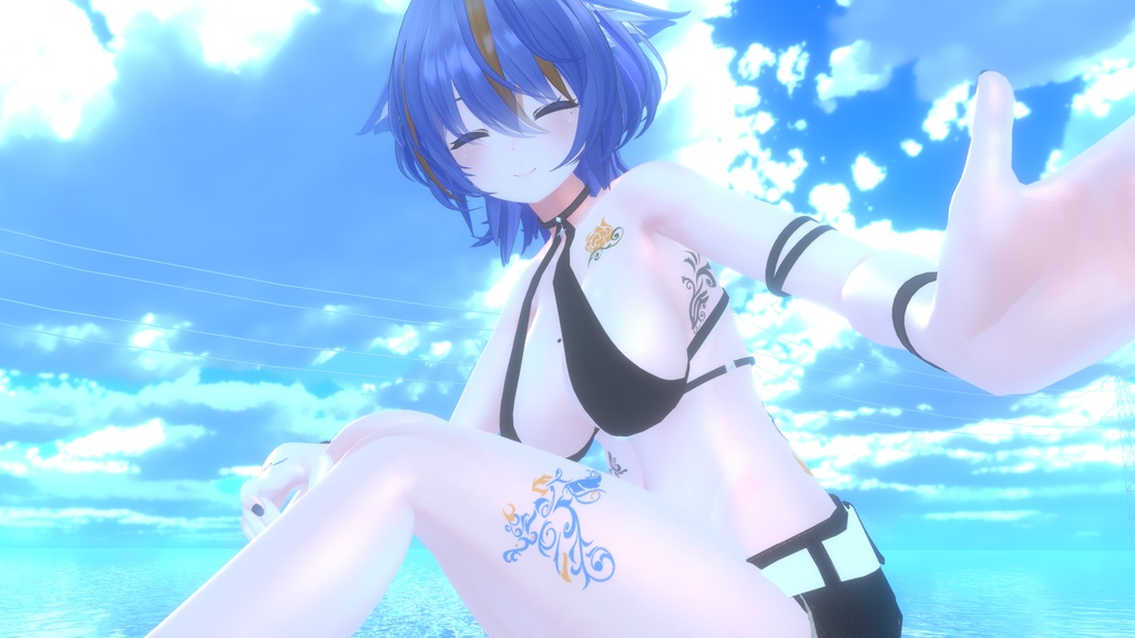 【VRC】花鳥デカール【Cage】