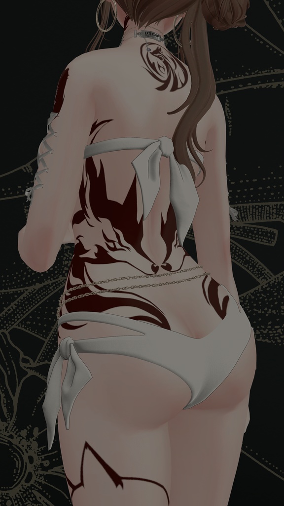 【VRC】狐仙デカール【Huxian】