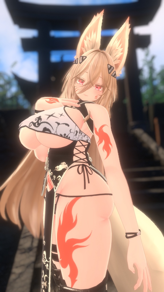 【VRC】狐仙デカール【Huxian】