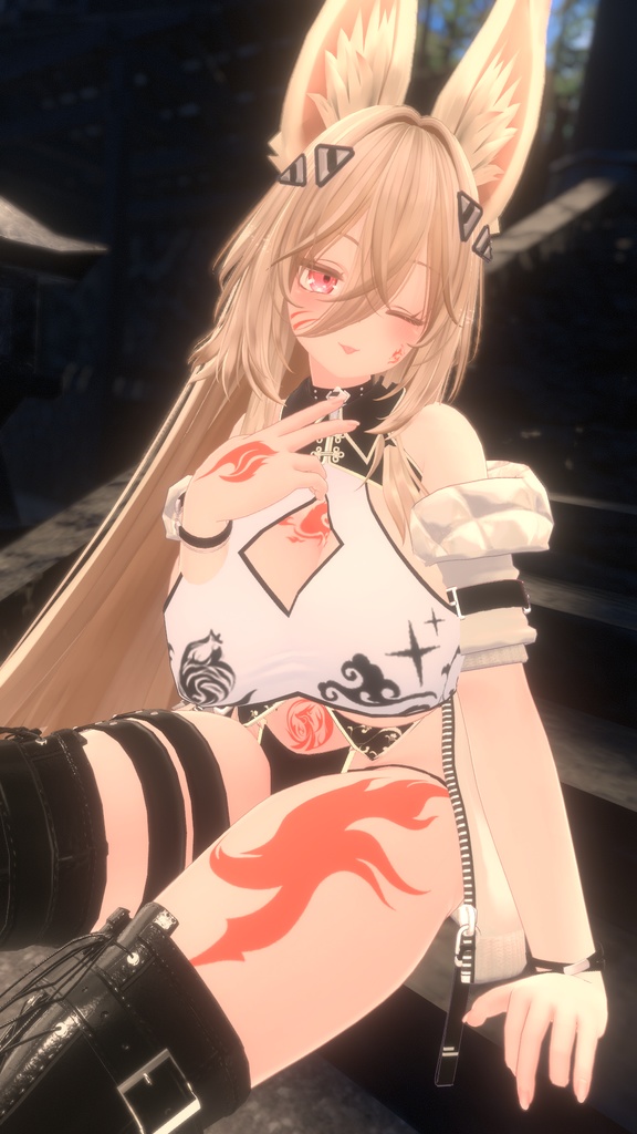 【VRC】狐仙デカール【Huxian】