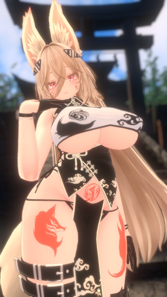 【VRC】狐仙デカール【Huxian】