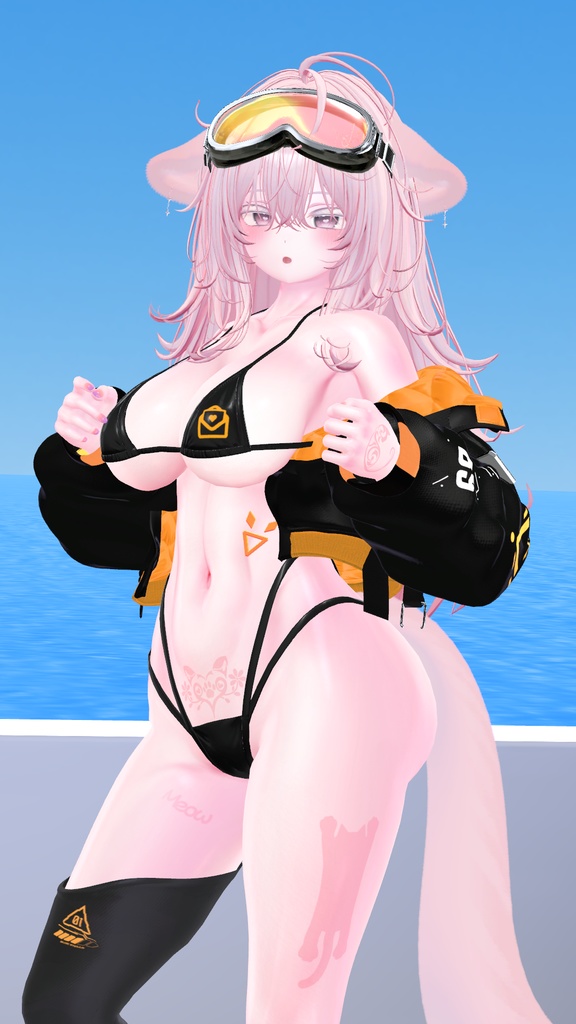 【萌専用】猫タトゥー【Sunbathing】