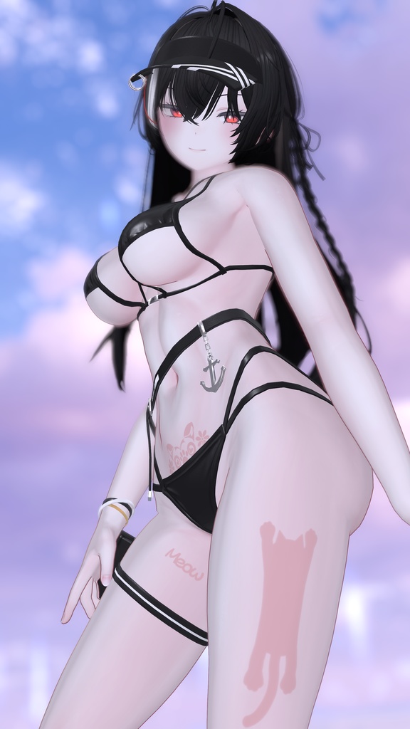 【萌専用】猫タトゥー【Sunbathing】