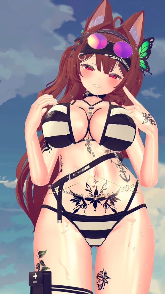 【VRC】蝶デカール【Papillon】